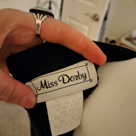 Vintage Miss Dorby Houndstooth Dress - Picture 4 of 5